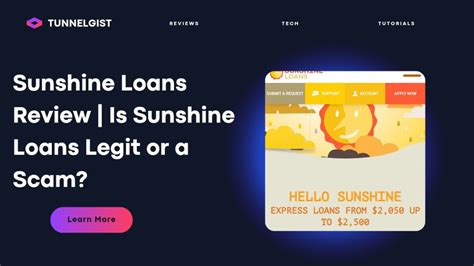 sunshine loans legit
